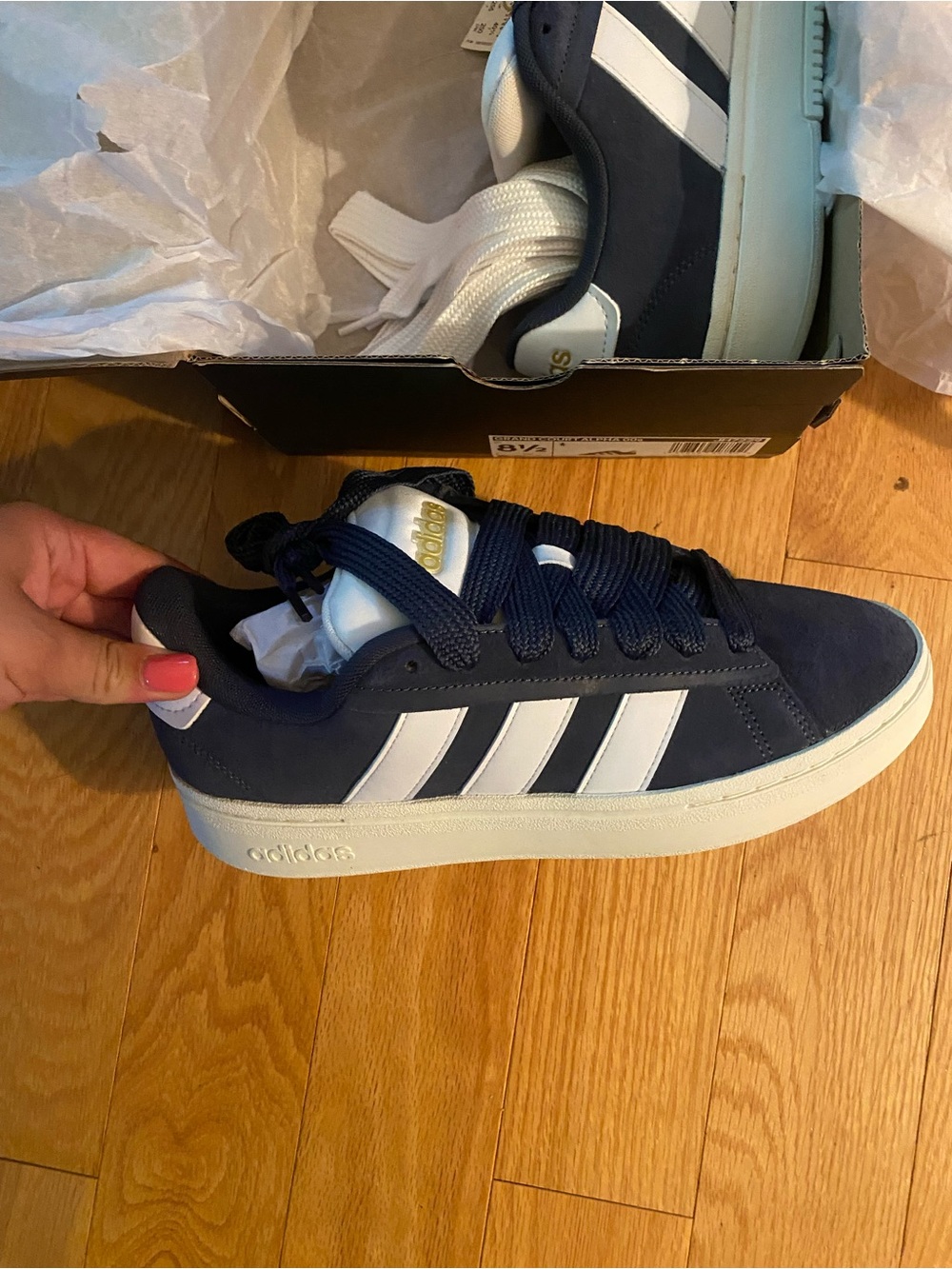 adidas Black & White Grand Court Alpha 00s NWT
